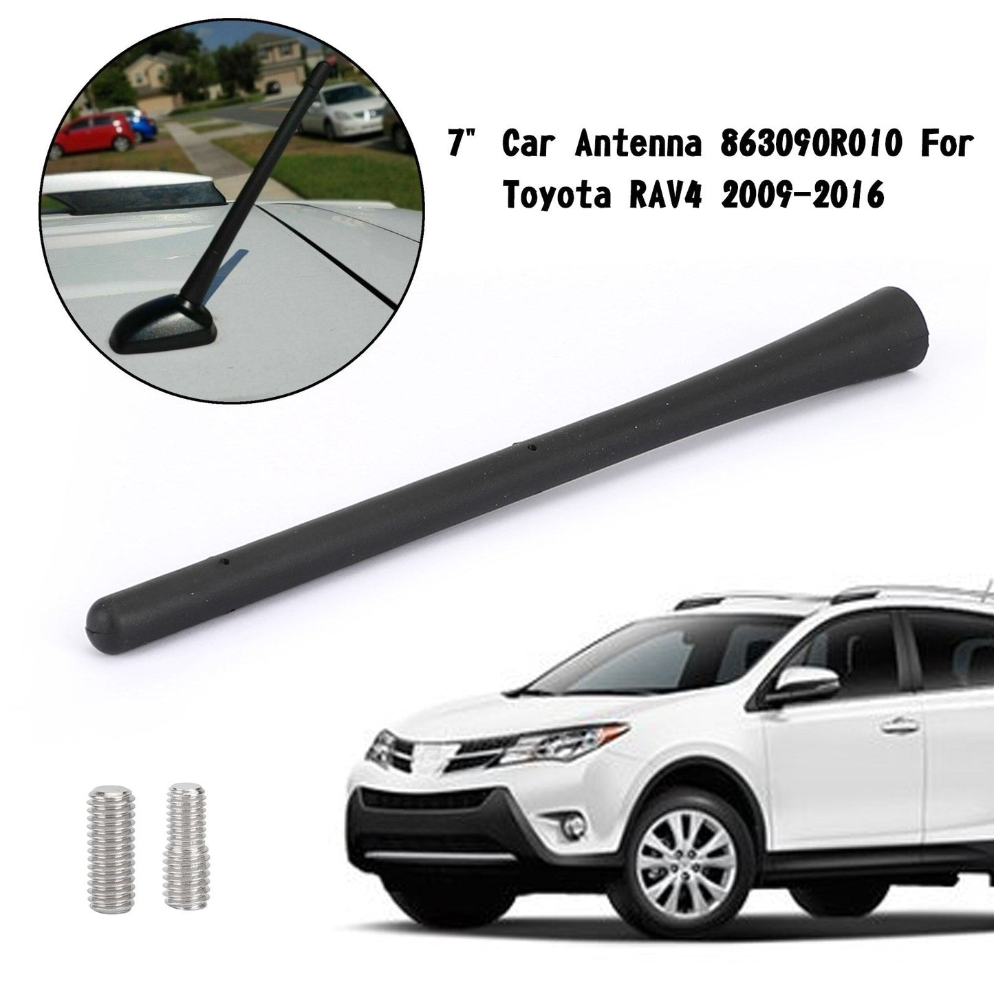 7" Car Antenna 863090R010 For Toyota RAV4 2009-2016
