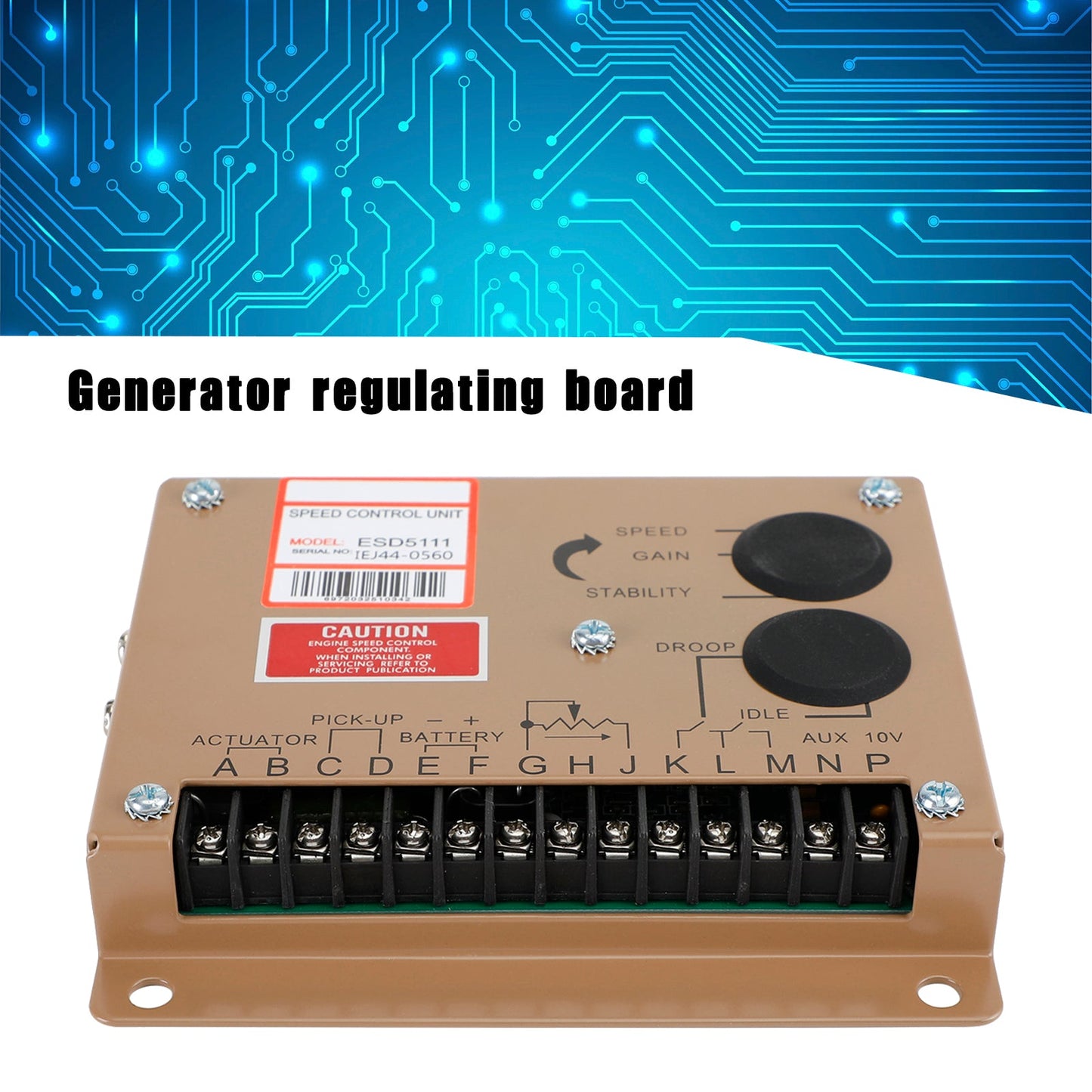 ESD5111 Electronic Engine Speed Controller Governor For Generator Genset Parts