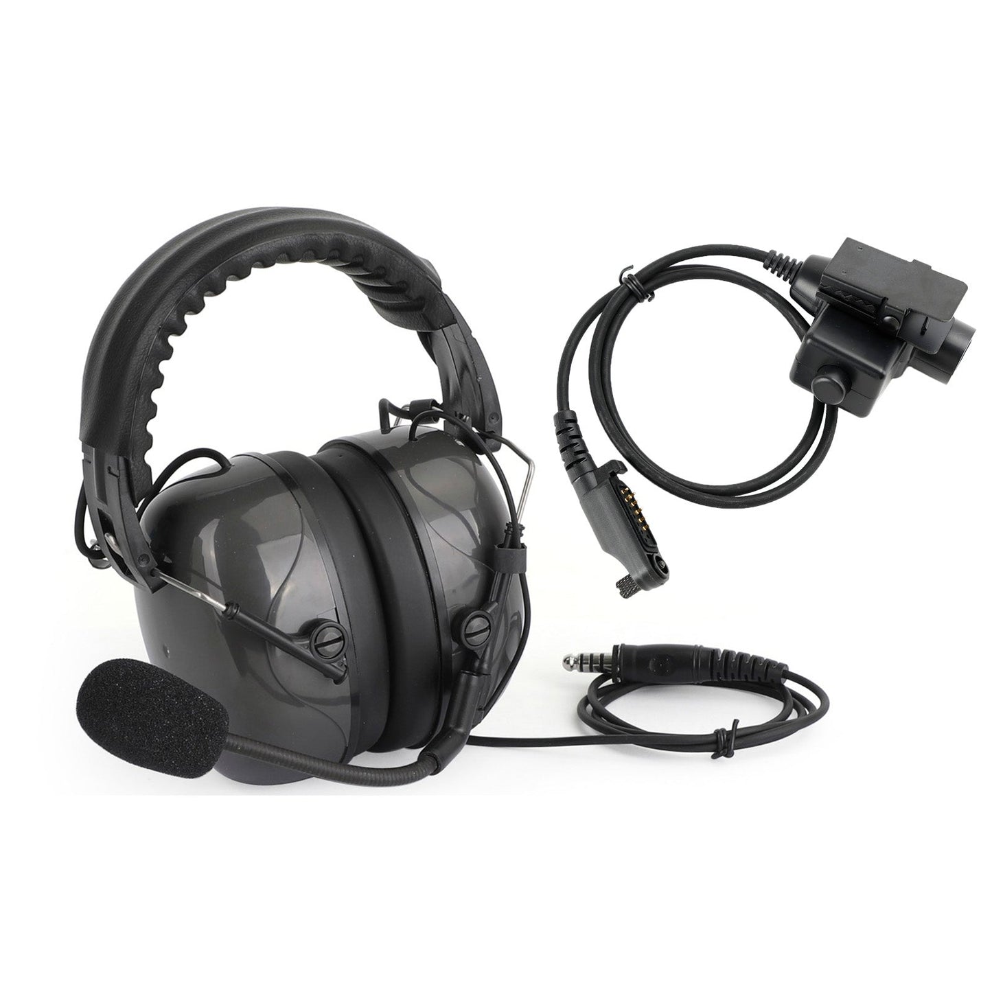 7.1-C5 Adjustable Noise Cancelling Headset For Hytera PD600 PD602 PD602g PD605