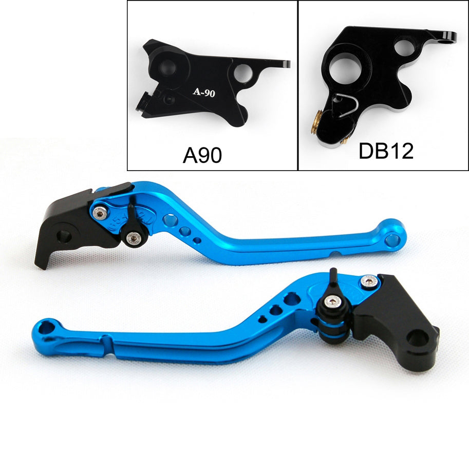 Long Brake Clutch Levers For KTM 690 Duke/SMC/SMCR 2014-2016 Black