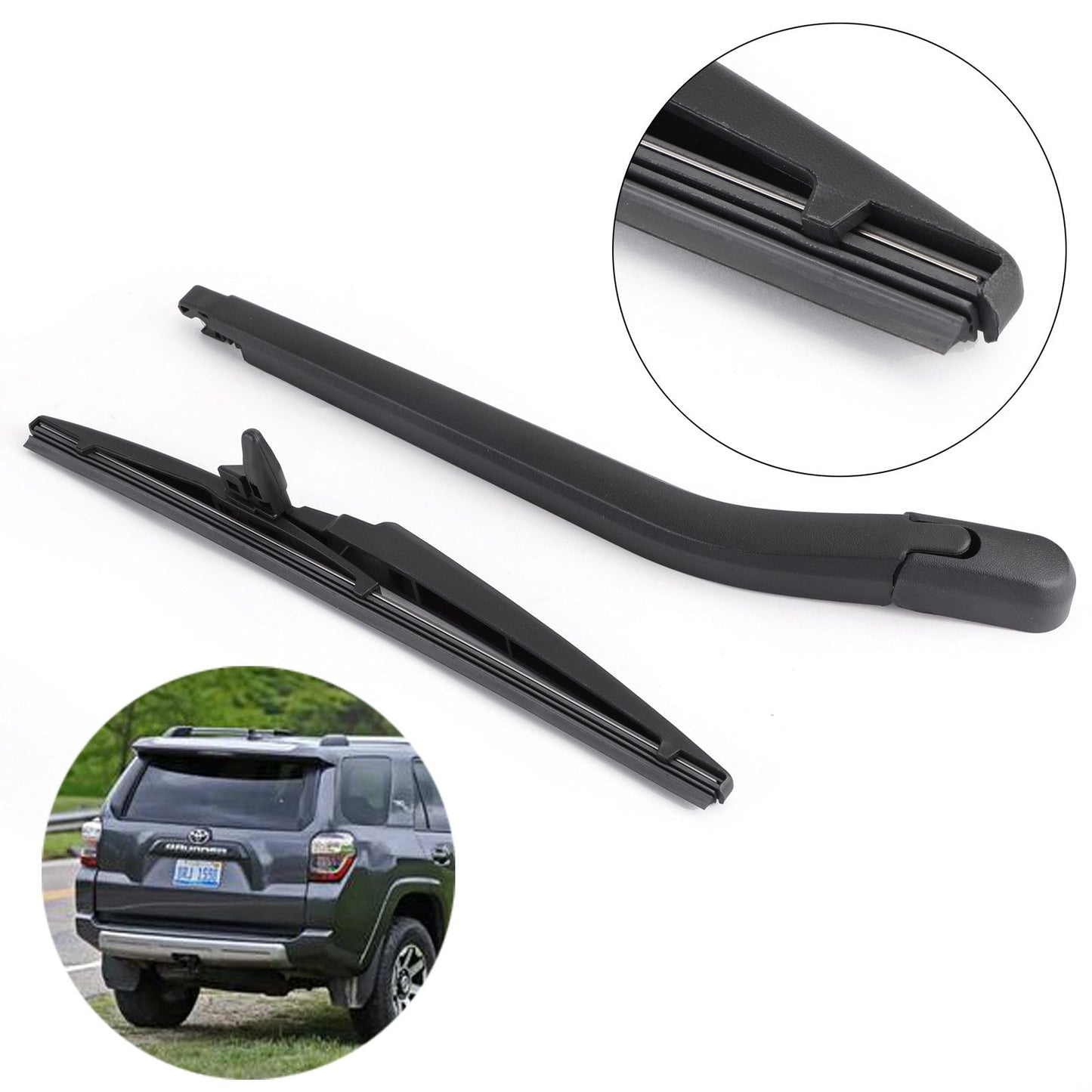 2PCS Rear Windshield Wiper Arm & Blade Fit For Toyota 4Runner 2003-2009 85242-35021