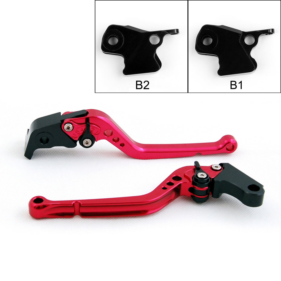 Long Brake Clutch Levers For BMW K1600 K 1200 1300 S/R/GT R1200R/S/GS Black