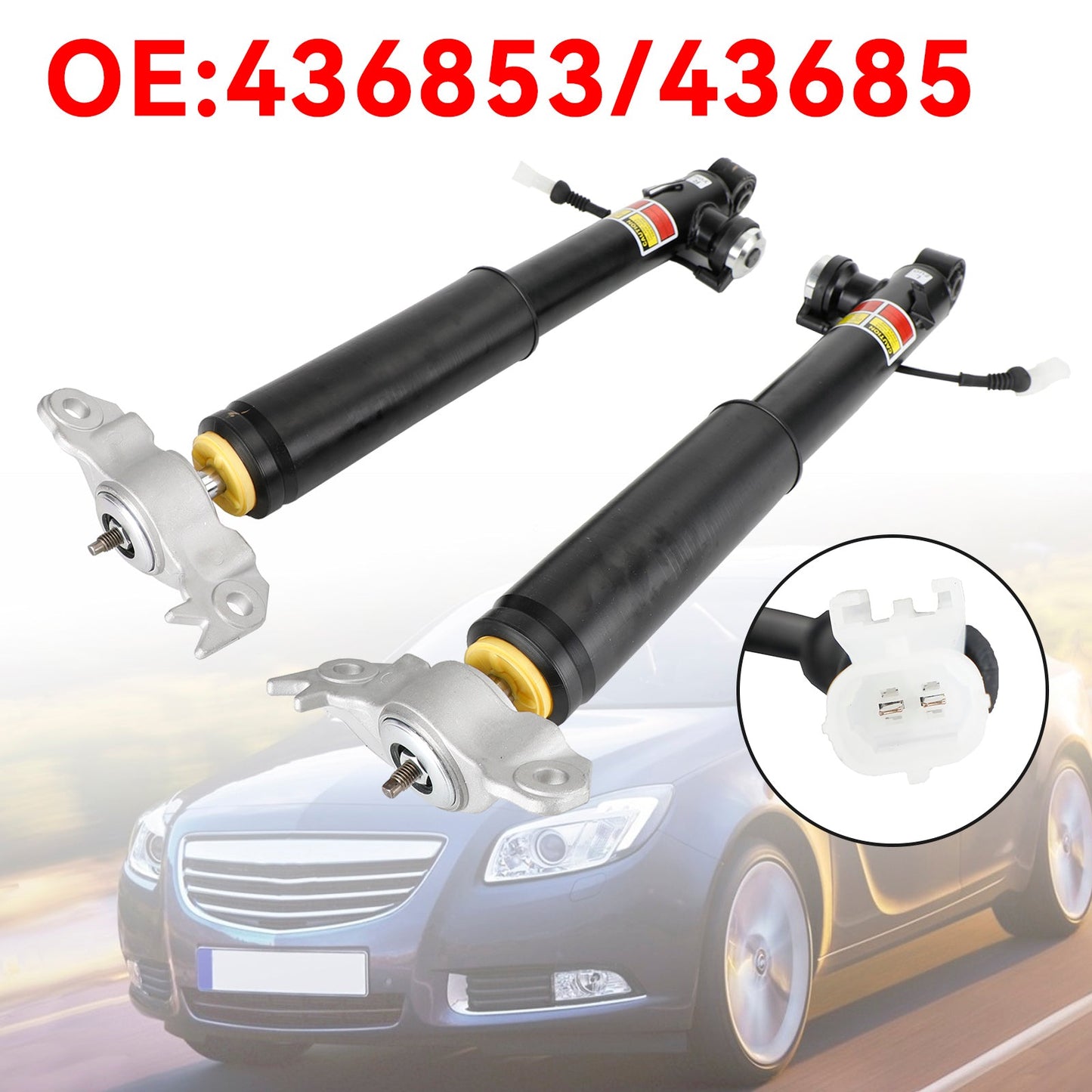 2008-2017 Vauxhall / Opel Insignia A (G09) 436853 436854 Pair Rear Shock Absorber Struts Fedex Express