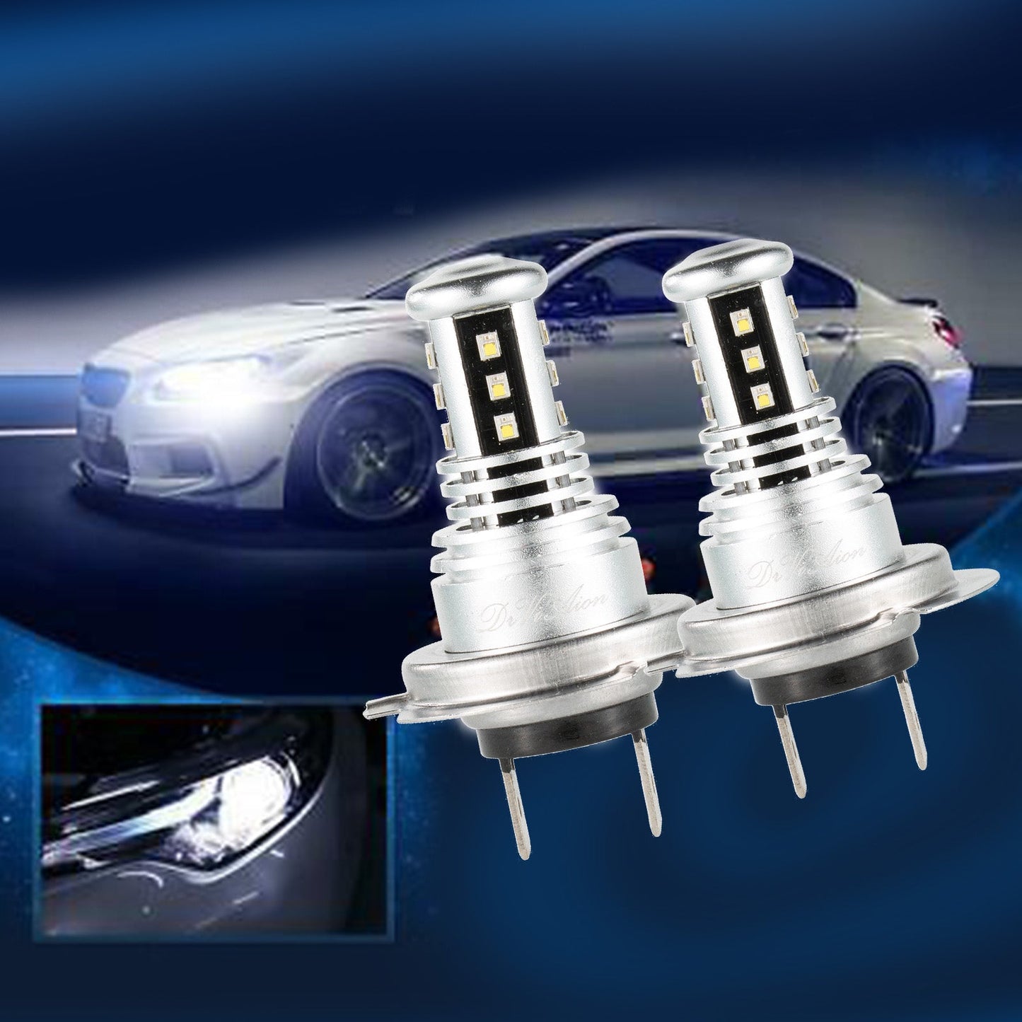 H8/H9/H11 LED Headlight 6000K 2000W 300000LM Low Beam bulbs High Power