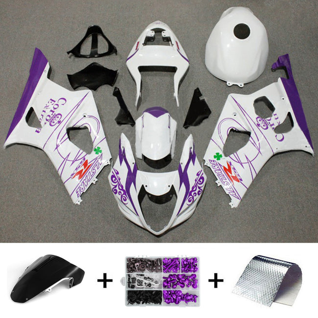 2003-2004 Suzuki GSXR1000 K3 Injection Fairing Kit Bodywork Plastic ABS#131