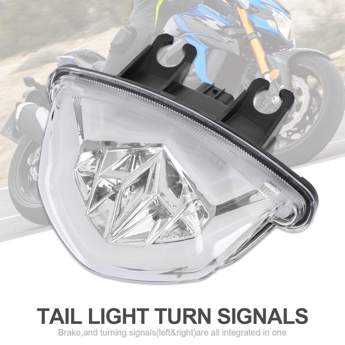 LED Tail Light Turn Signal For Suzuki GSXS 1000 F GSX-S 750 Z 2017-2021 Black