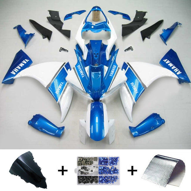 2012-2014 Yamaha YZF 1000 R1 Amotopart Injection Fairing Kit Bodywork Plastic ABS #116