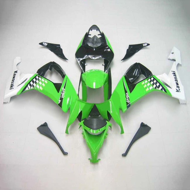 2008-2010 Kawasaki ZX10R Amotopart Injection Fairing Kit Bodywork Plastic ABS #107