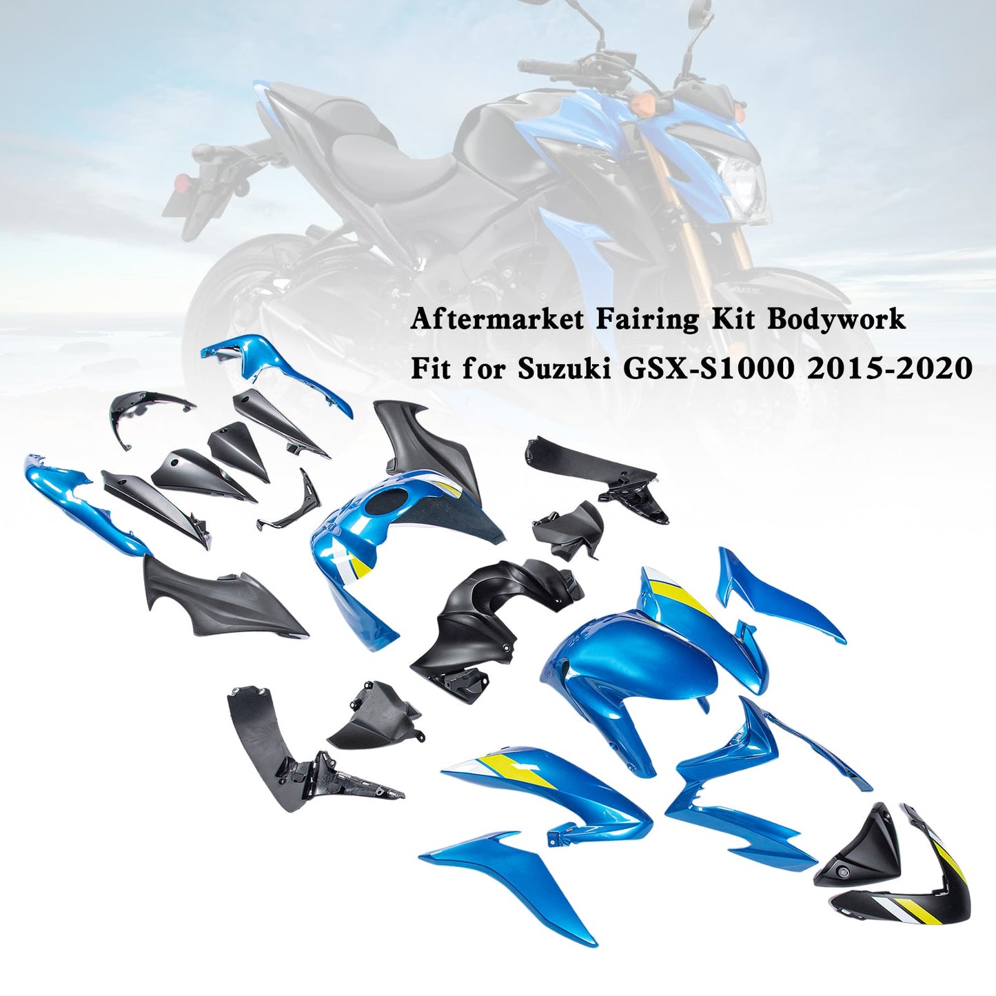 2015-2020 Suzuki GSX-S 1000 Plastic Bodywork Fairing Kit