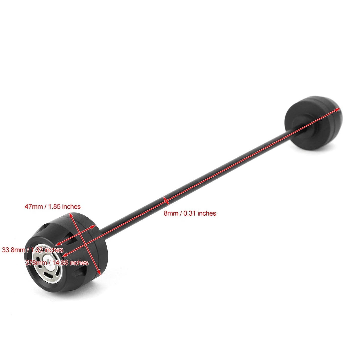FRONT + REAR Axle Fork Wheel Slider Titanium Fit for BMW F900 R / F900 XR 2020