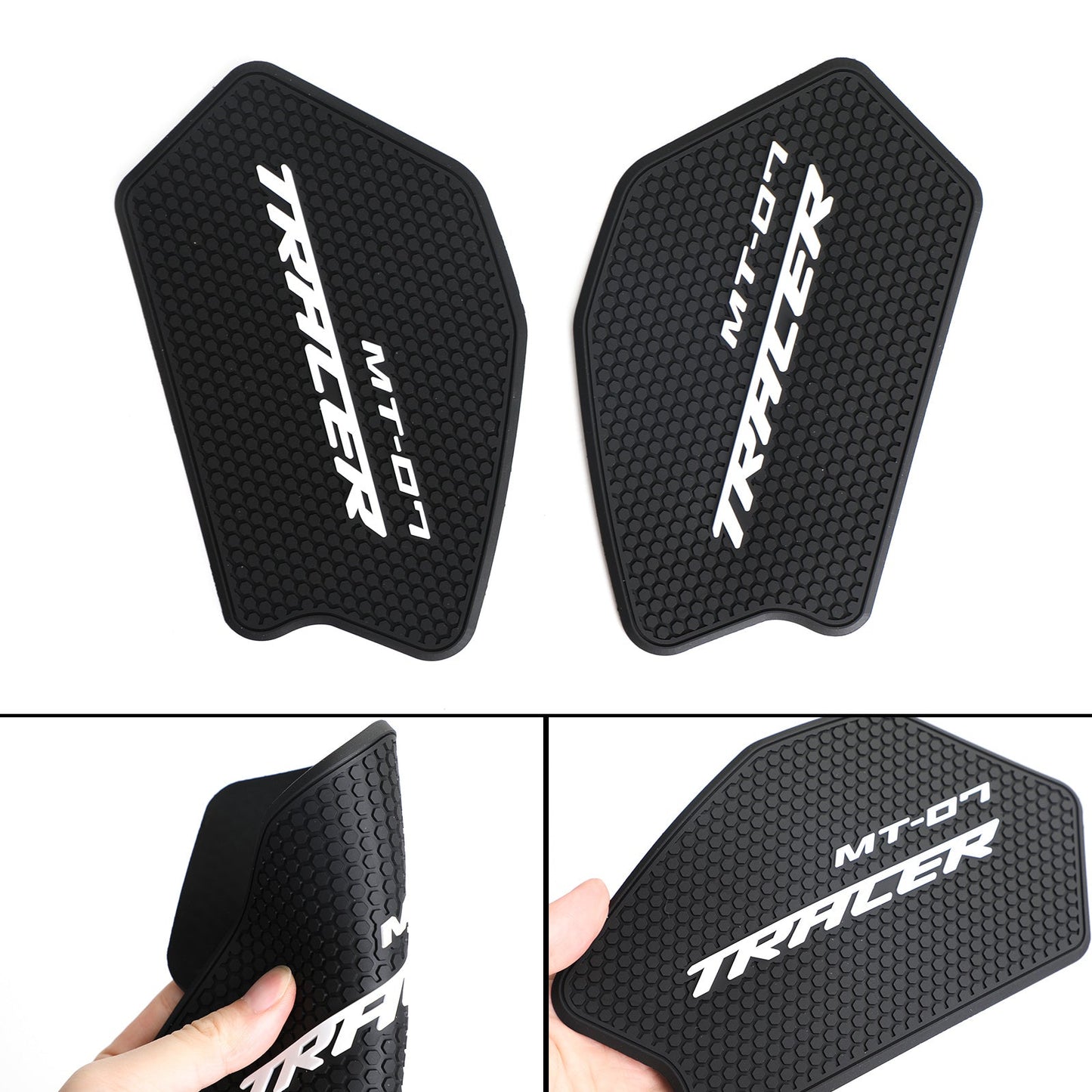2x Side Tank Traction Grips Pads For Yamaha Tracer 700 Tracer 7/GT 2020-2021
