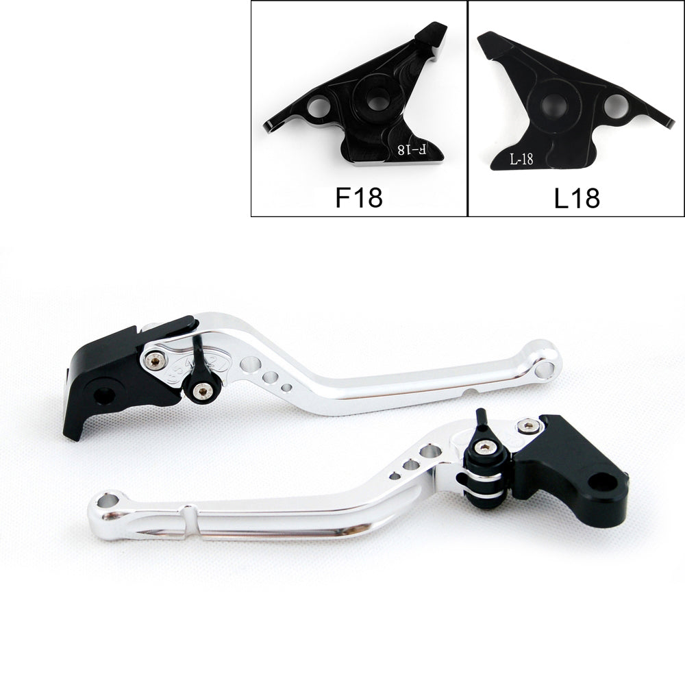 Long Brake Clutch Levers For BMW C650GT 2012-15 KYMCO Xciting 250 300 400 Black