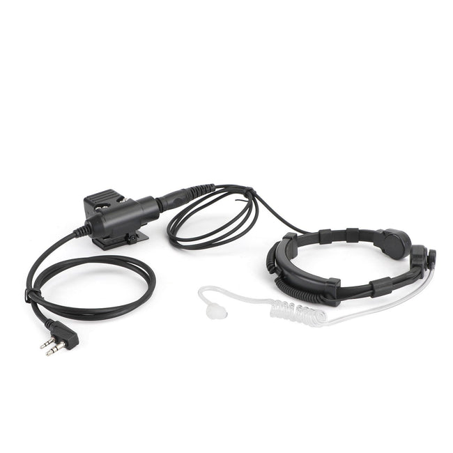 Waterproof Tactical Throat Mic Headset Fit for Kenwood BaoFeng TK3107 TK3207