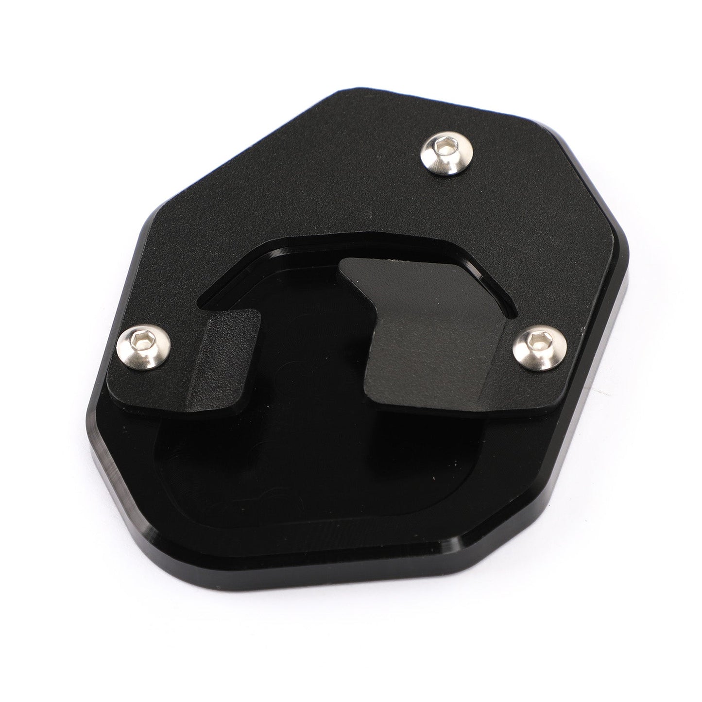 Motorcycle Kickstand Enlarge Plate Pad fit for Yamaha Tenere 700 2019-2020 Black