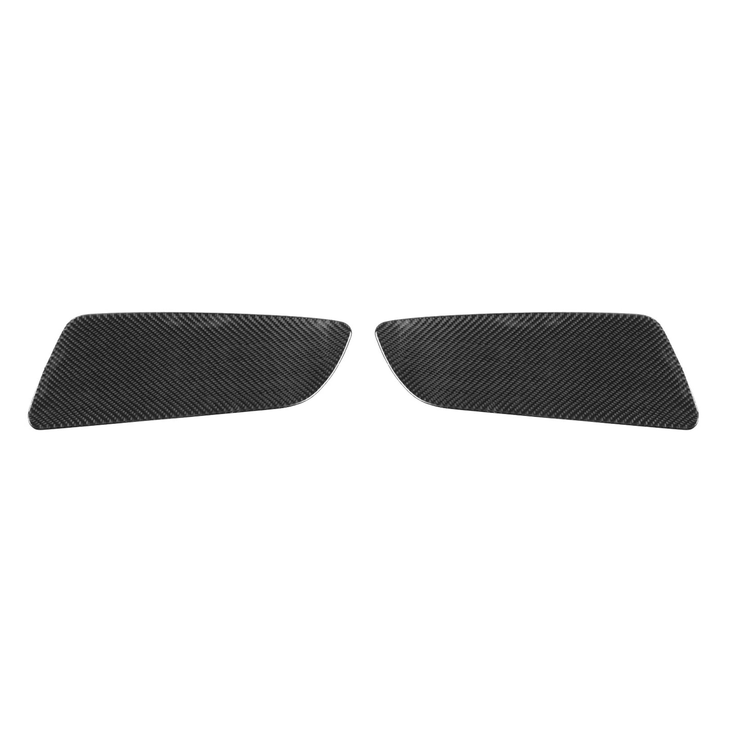 Real Carbon Fiber Rear Seat Door Panel Cover Trim For Ford Mustang 2015-2019