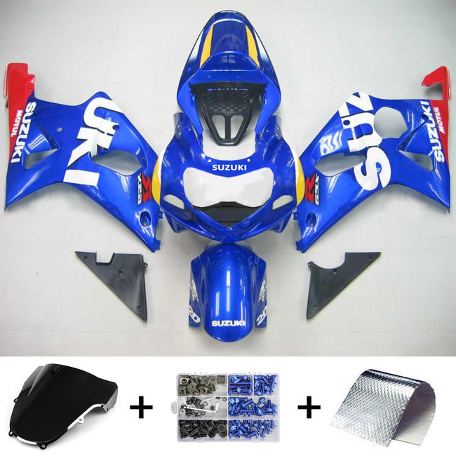 2000-2002 Suzuki GSXR1000 K1 K2 Amotopart Injection Fairing Kit Bodywork Plastic ABS #116