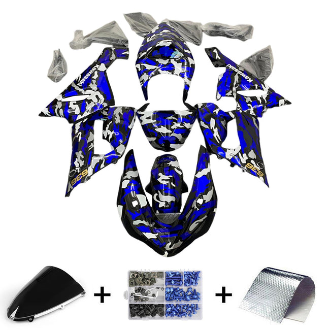 2005-2006 Kawasaki ZX6R 636 Fairing Kit Bodywork Plastic ABS