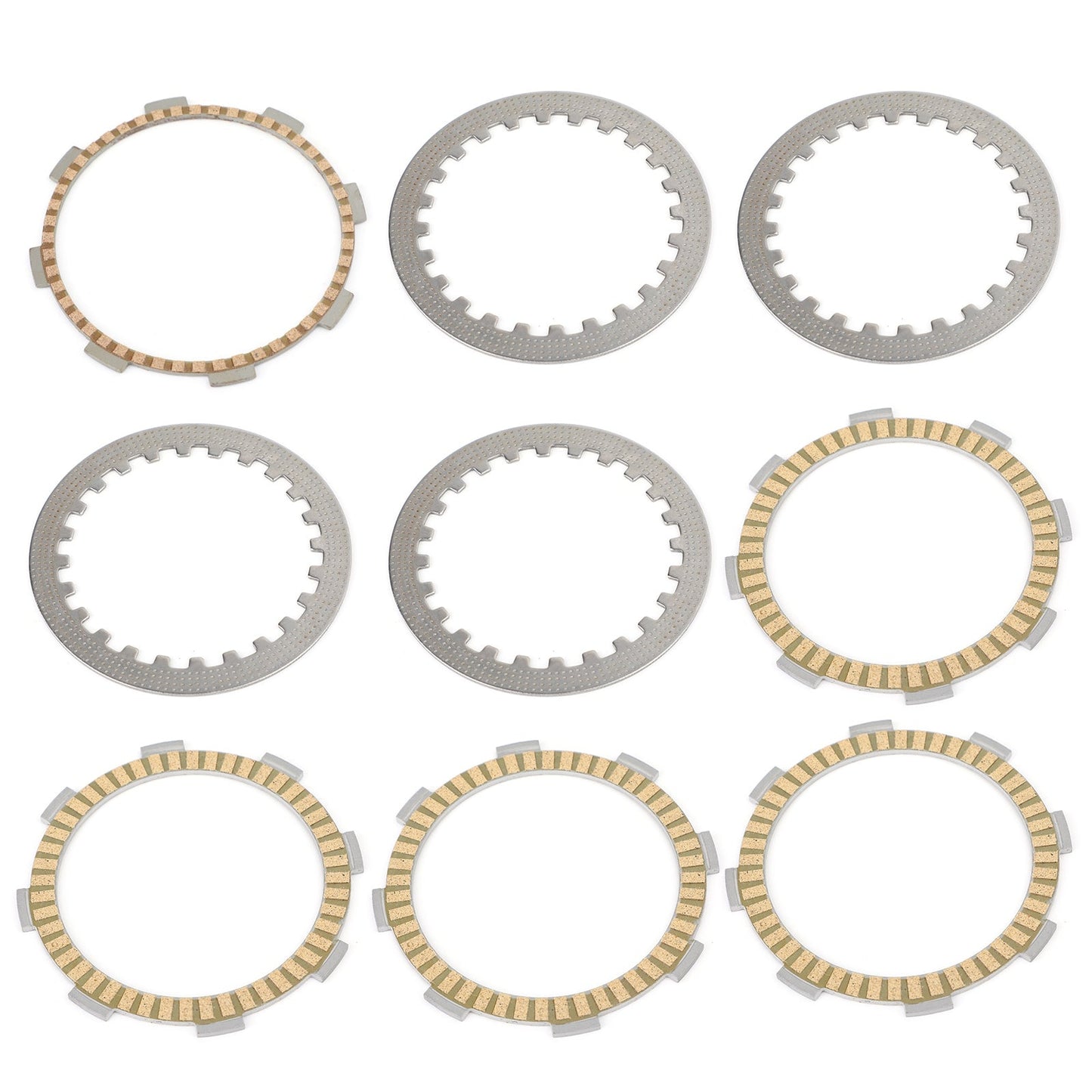 Clutch Plate Kit - Friction & Steel Plates For Honda CRF230 L/M FTR223 SL230 XL230