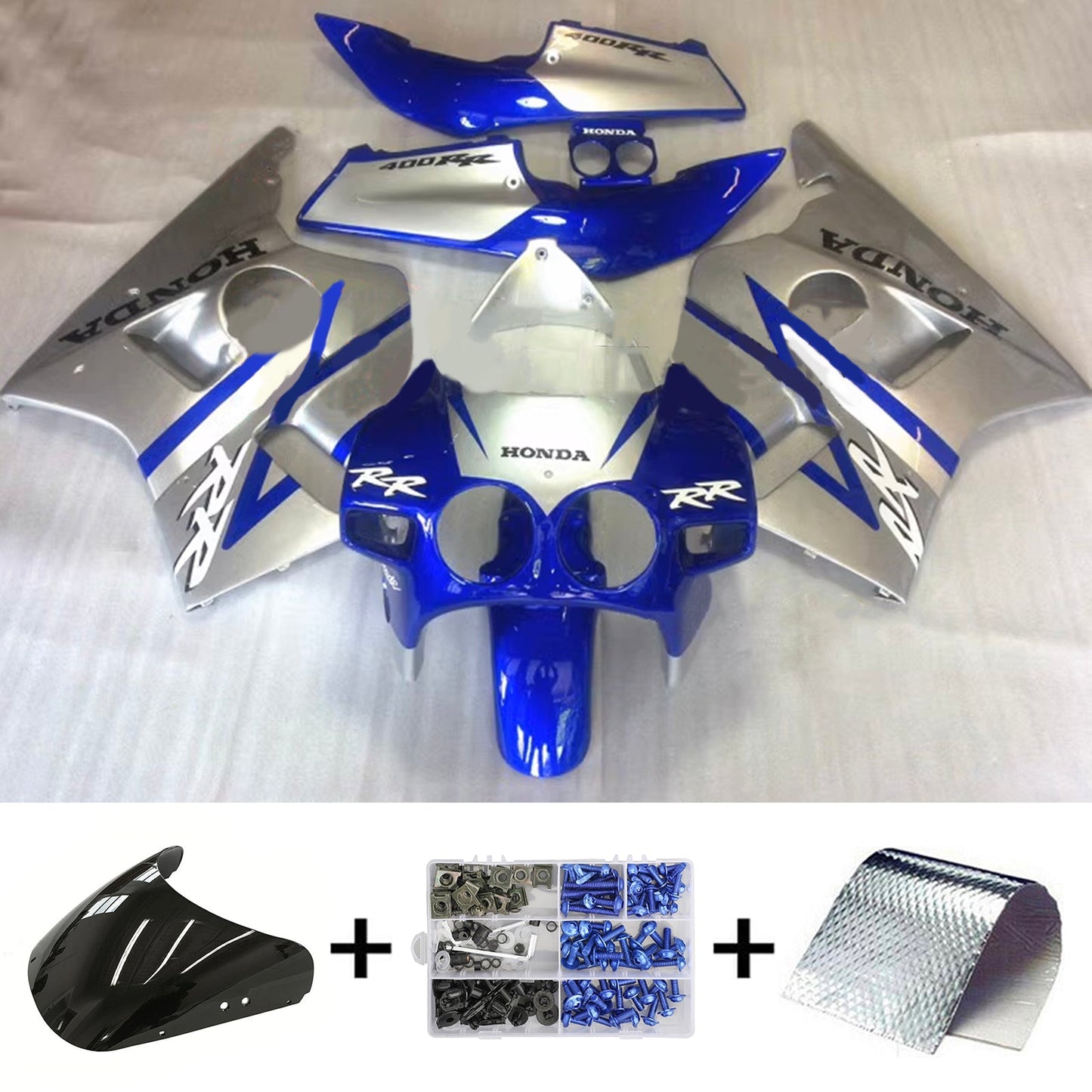 1987-1989 Honda CBR400RR NC23 Fairing Kit Bodywork Plastic ABS