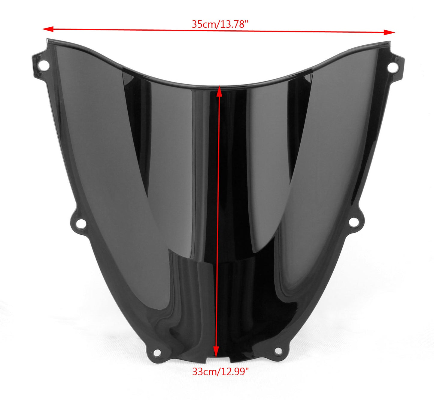 Windshield Windscreen Double Bubble For Yamaha YZF600R YZF 600R 1999-2007 Black