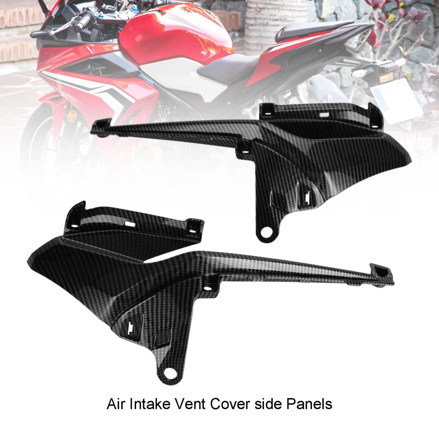 Air Intake Vent Cover side Panels Fit for Honda CBR500R 2019-2021 Carbon