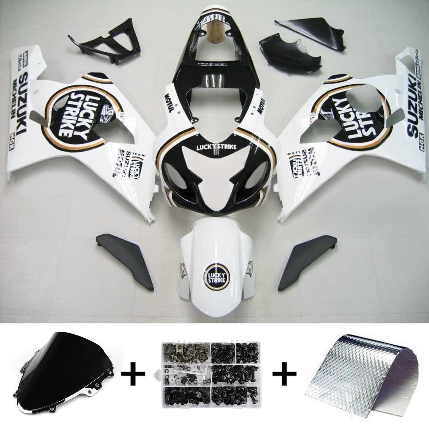 2004-2005 Suzuki GSXR 600/750 K4 Amotopart Injection Fairing Kit Bodywork Plastic ABS #139