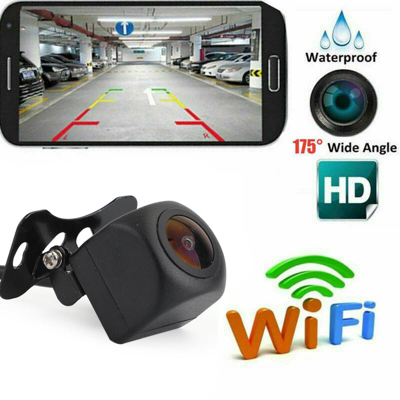 Fit For iPhone Android 175隆茫 WiFi Car Rear View Cam Backup Wireless Camera
