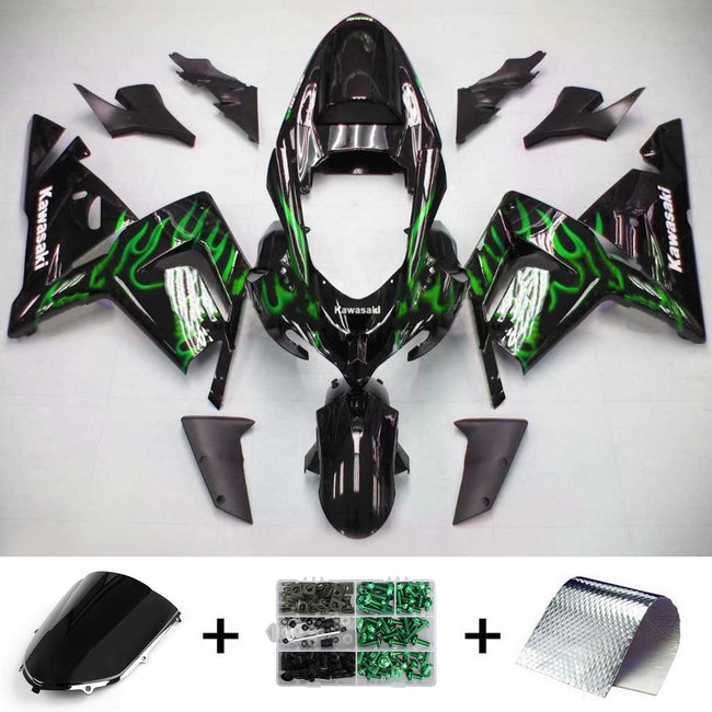 2004-2005 Kawasaki ZX10R Amotopart Injection Fairing Kit Bodywork Plastic ABS #103