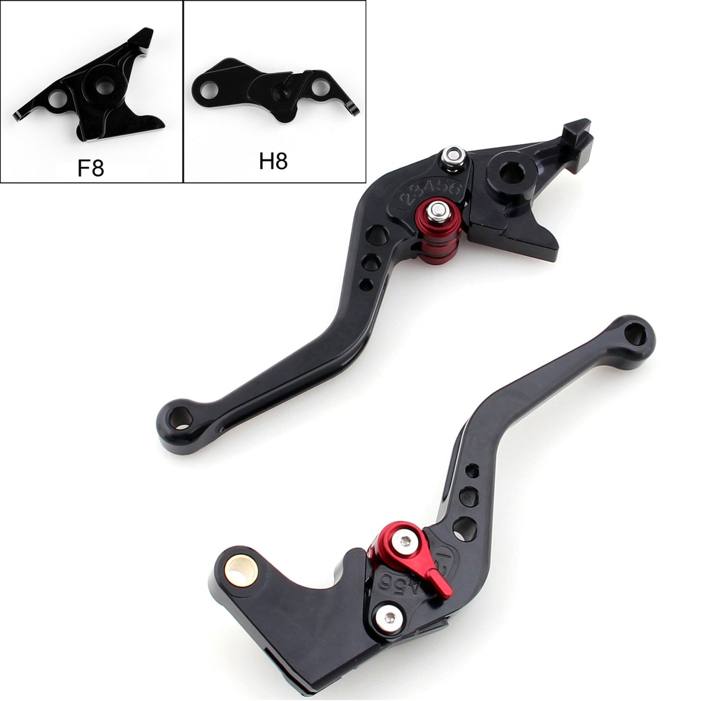 Short Brake Clutch Levers For Hyosung GT250R 2006-2010 GT650R 2006-2009 Black