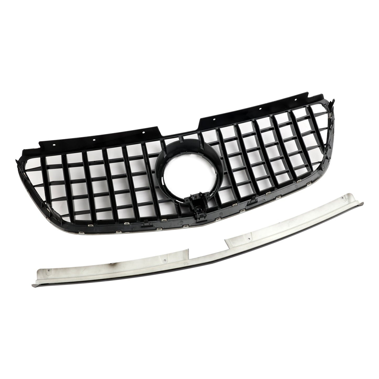 2015-2019 Mercedes Vito W447 GT Stlye Gloss Black Front Bumper Grill Grille