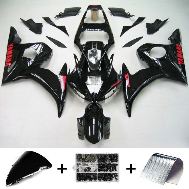 2003-2004 Yamaha YZF 600 R6 2006-2009 R6S Amotopart Injection Fairing Kit Bodywork Plastic ABS #146