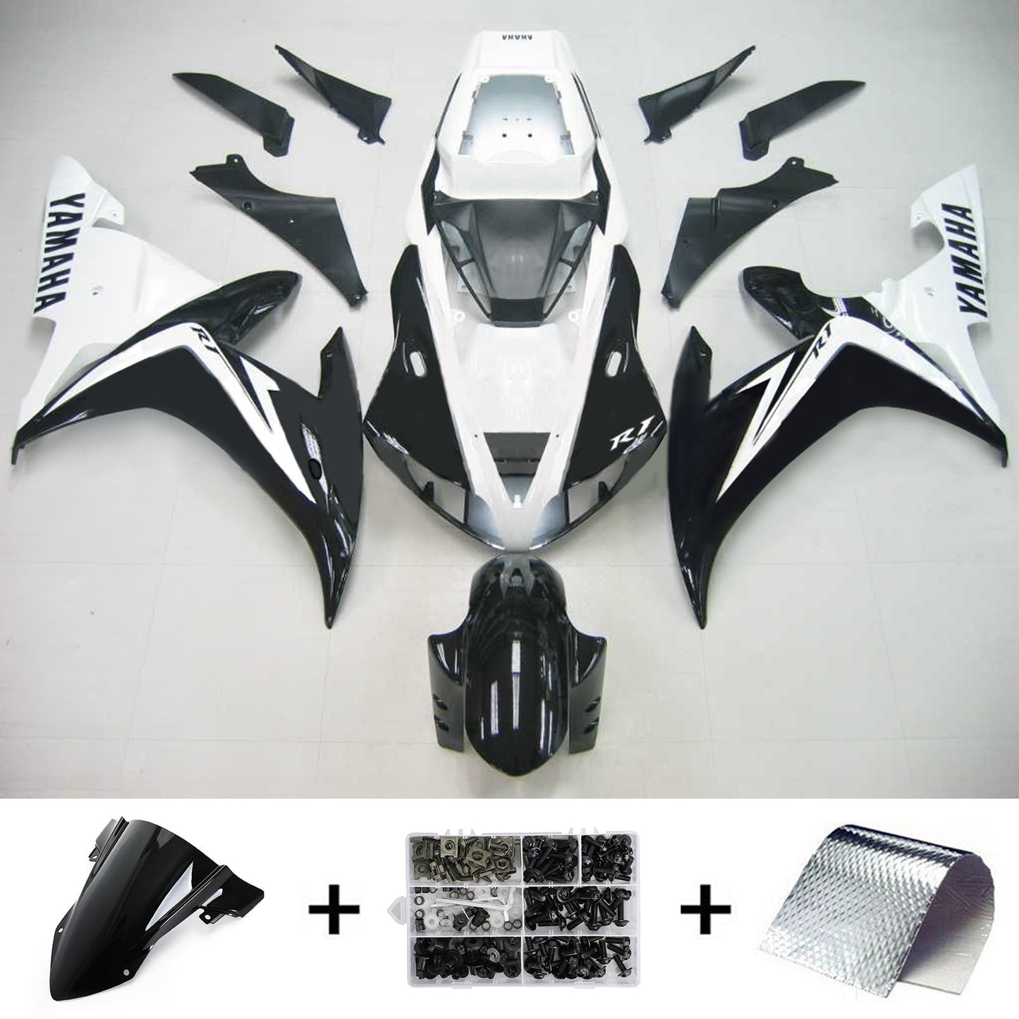 2002-2003 Yamaha YZF 1000 R1 Injection Fairing Kit Bodywork Plastic ABS #108