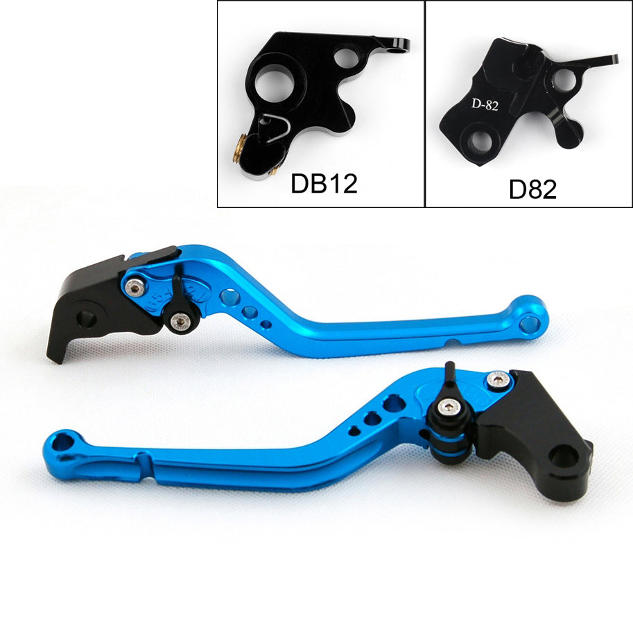 Long Brake Clutch Levers For Ducati 821 MONSTER/Dark/Stripe 2014-2016 Black