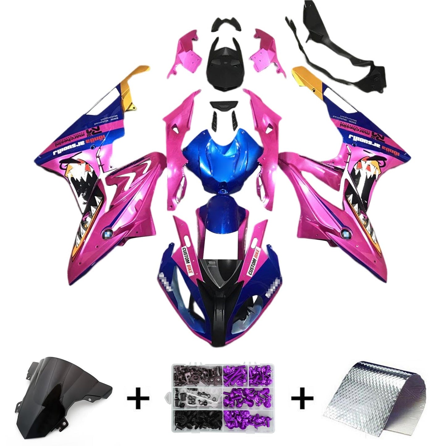 2015-2016 BMW S1000RR Fairing Kit Bodywork Plastic ABS