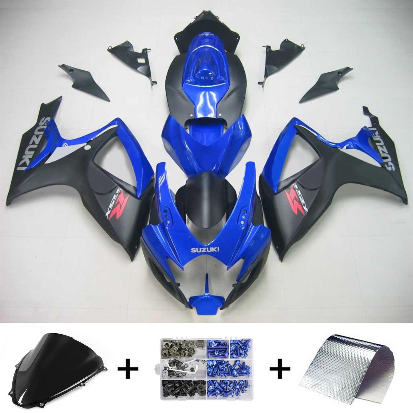 2006-2007 Suzuki GSXR 600/750 K6 Amotopart Injection Fairing Kit Bodywork Plastic ABS #145