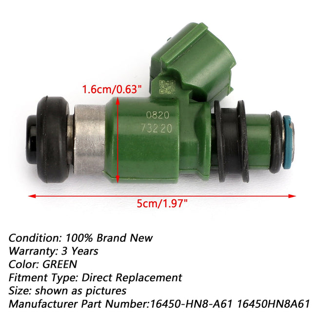 Fuel Injector 16450-HN8-A61 16450HN8A61 Fit Honda CRF450R Rincon 680
