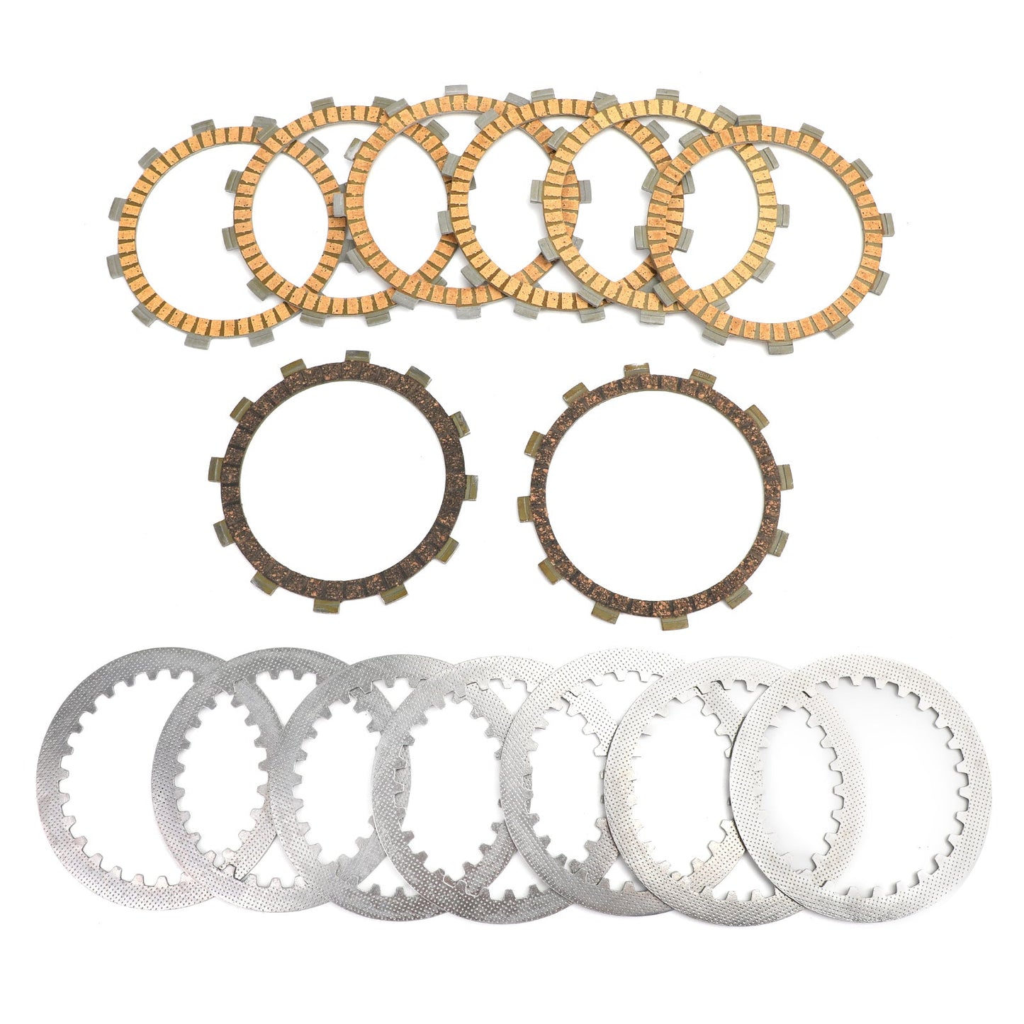 Clutch Plate Kit - Friction & Steel Plates For Yamaha FZ6 FZ6R XJ6 XJ6F/XJ6FA/XJ6N/XJ6S/XJ6SA