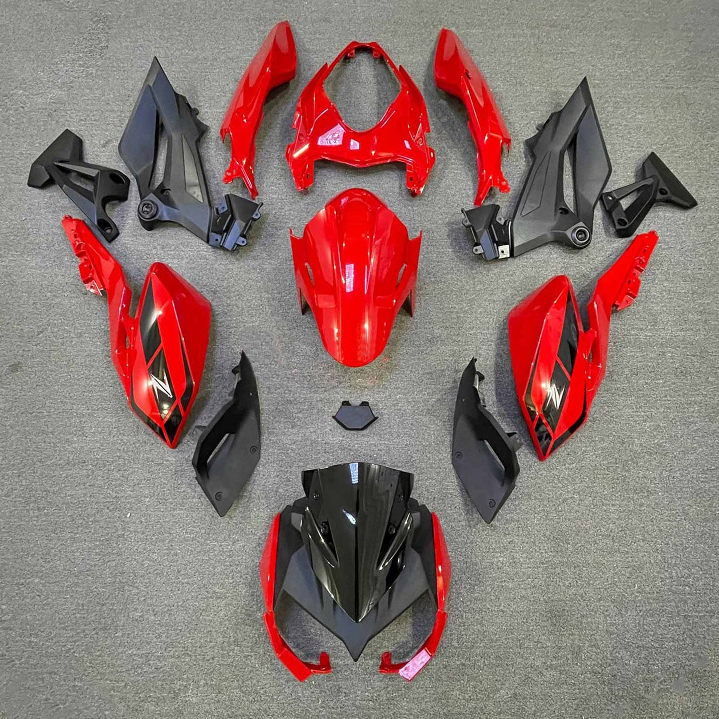 2018-2020 Kawasaki Z400 Injection Fairing Kit Bodywork Plastic ABS#109