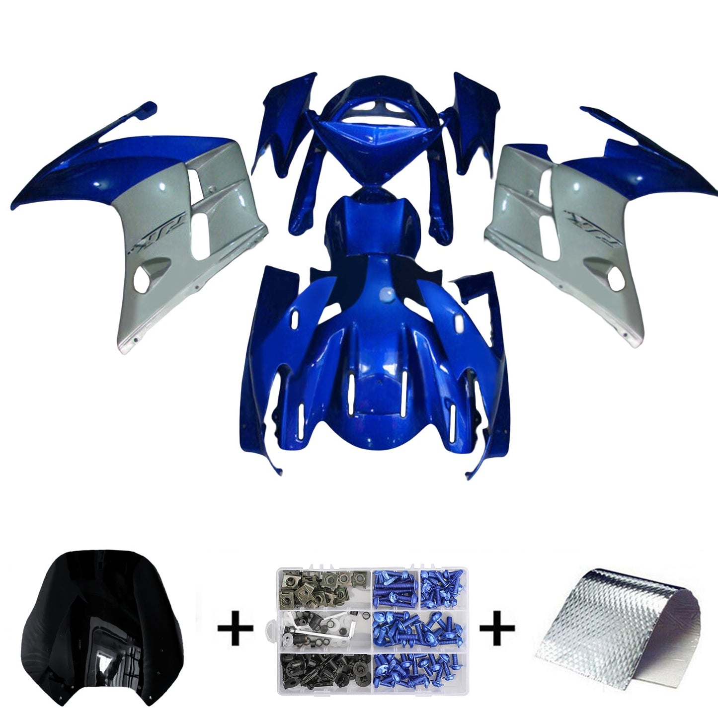 2001-2006 Yamaha FJR 1300 Injection Fairing Kit Bodywork Plastic ABS #109