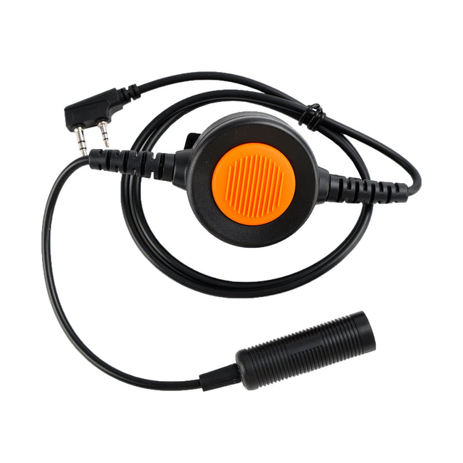 K-326 Orange Round PTT IP65 Waterproof For Kenwood TH-D7 TH-F6 TH-K2 TH-21 TH-28