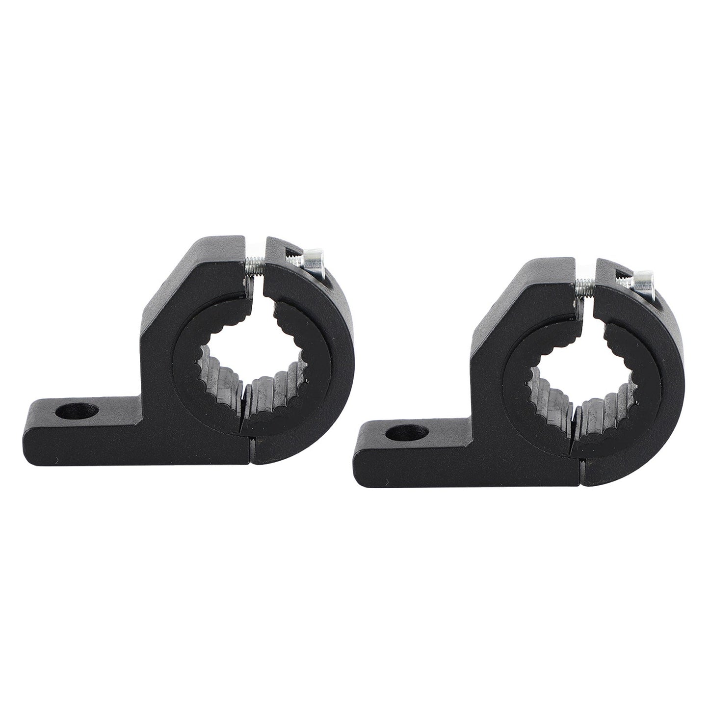 2X Motorcycle Cnc Headlight Spot Light Bracket Mount Fog Tube Fork Clamp Holder