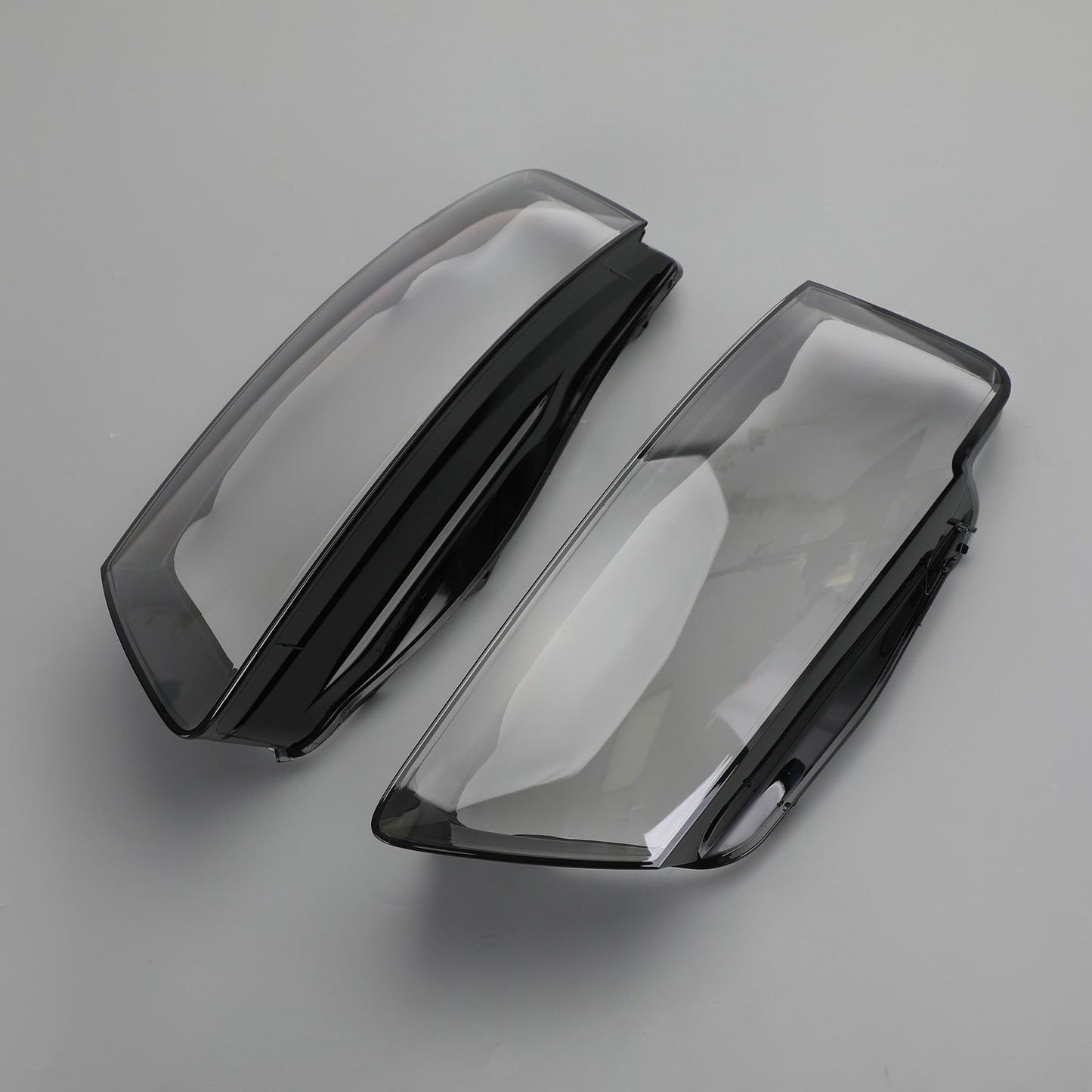 Left +Right Headlight Lens Plastic Cover Shell 8T0941029/30 For Audi A5 08-2011