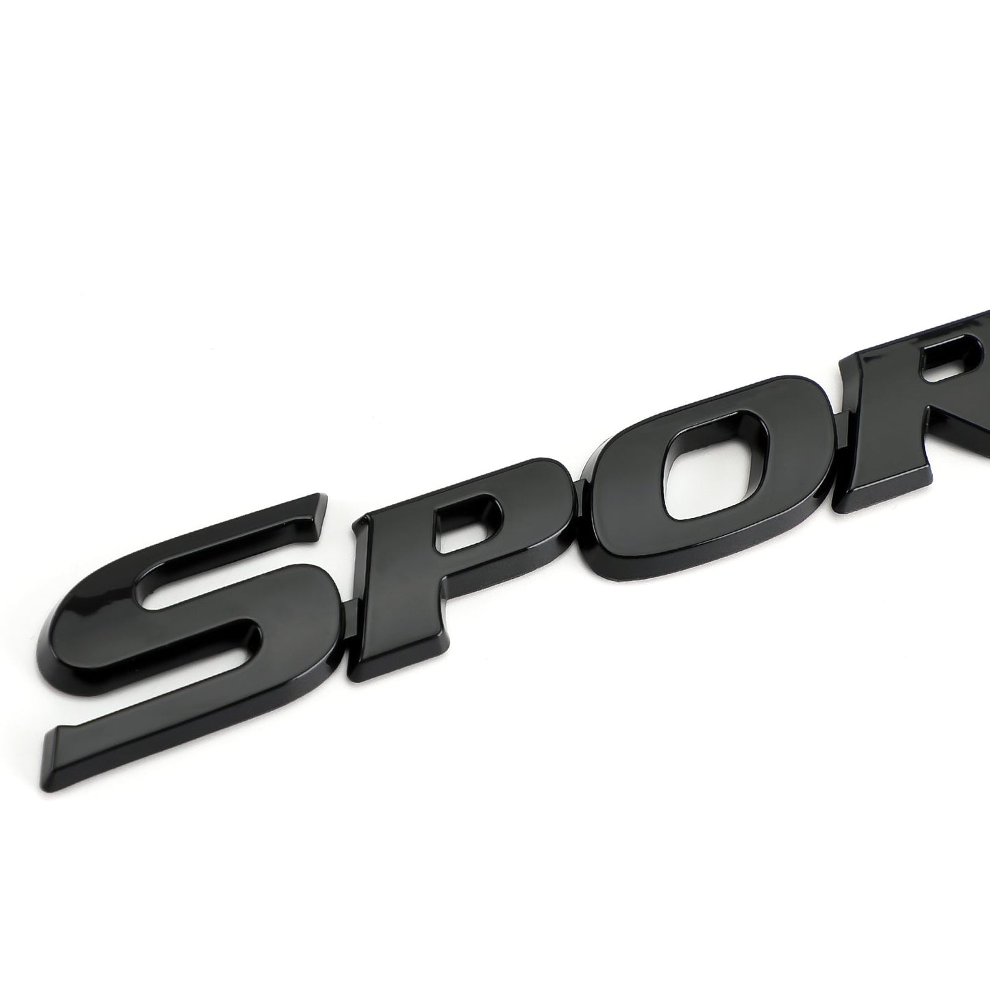 3D Metal Sport Logo Car Trunk Tailgate Emblem Badge Decal Sticker Silver