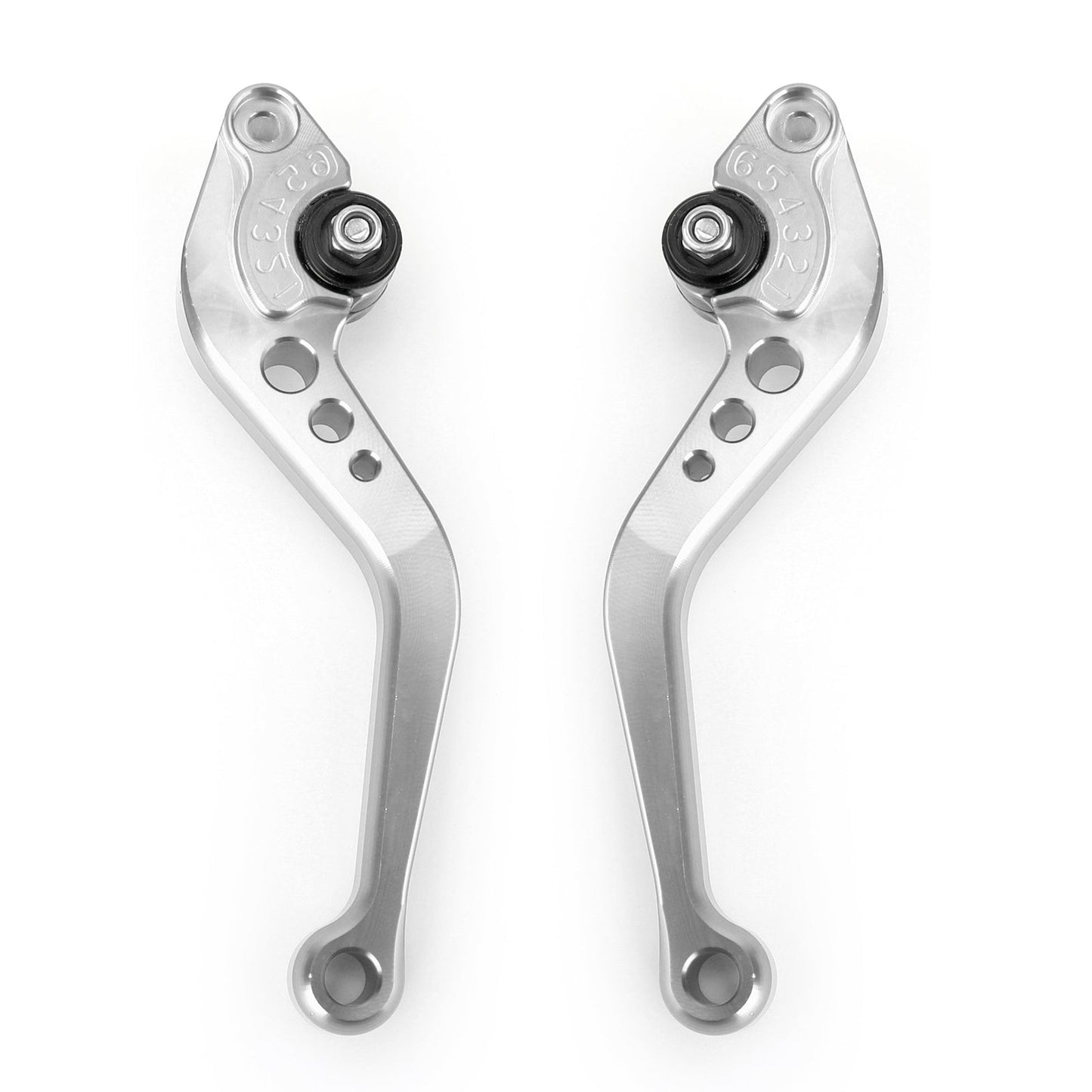 Short Clutch Brake Lever For KTM 790 Duke Before 2019 Silver Generic