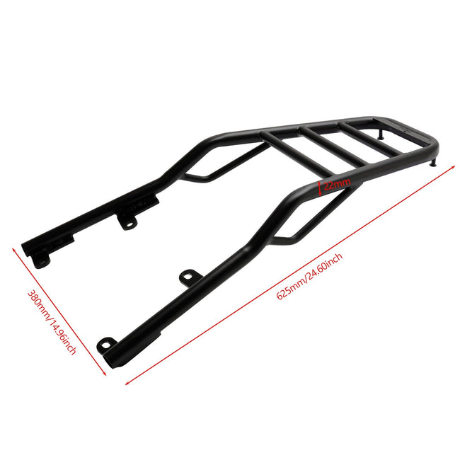 Tube Rear Luggage Rack - Black For Honda NC750 X NC750X NC 750 X 2021 2022 2023