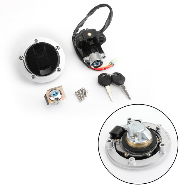 Ignition Switch Fuel Gas Cap Seat Lock Keys Kit Fit For Suzuki GSXR1000 SV650 A/SF/S SFV650 SV1000