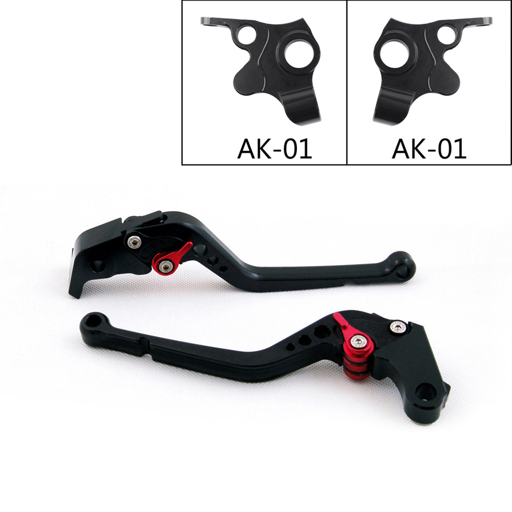 Motorcycle Long Adjustable Brake Clutch Levers For KYMCO 2017-2018 AK550 Black