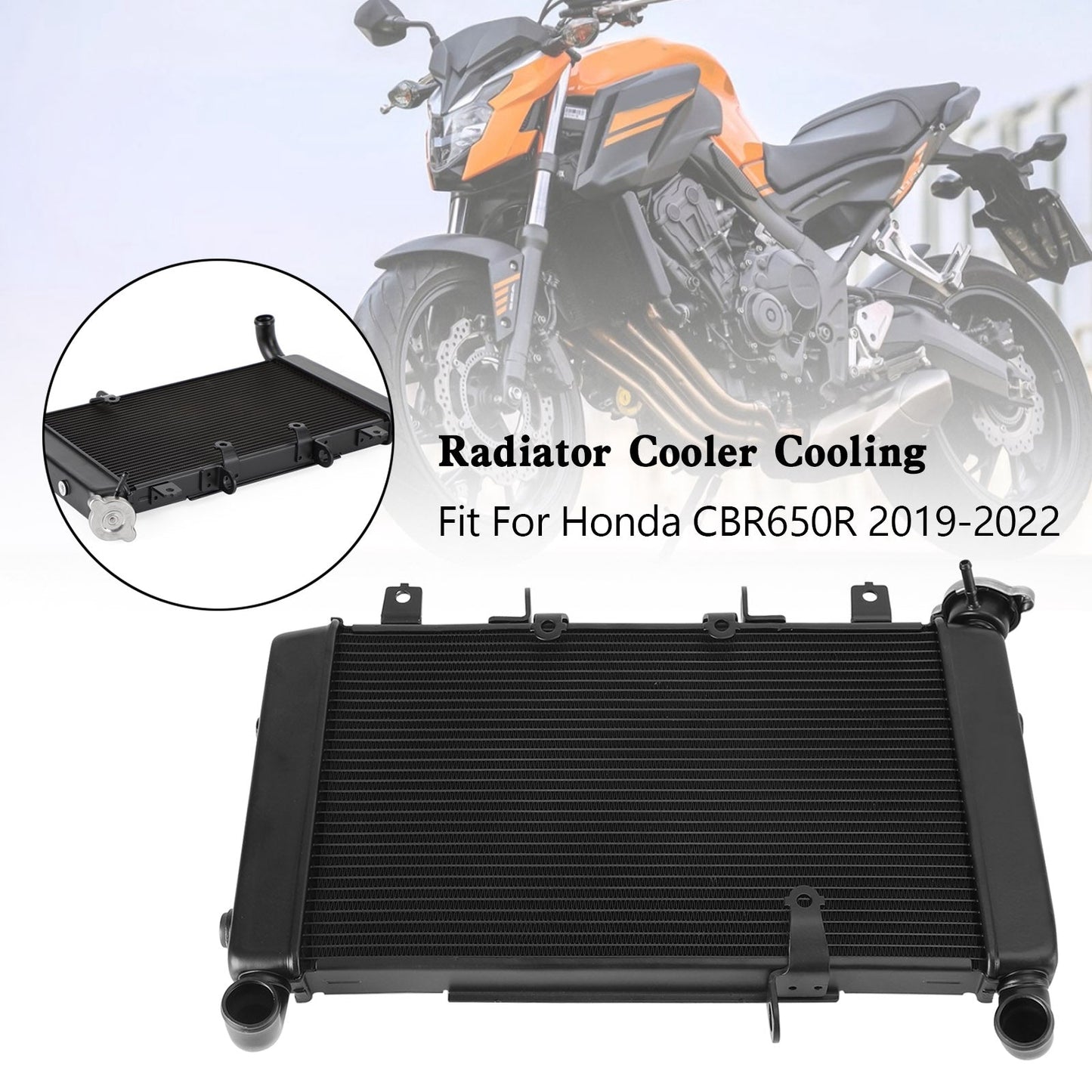 Honda CBR650R 2019-2022 Aluminium Engine Radiator Cooler Cooling