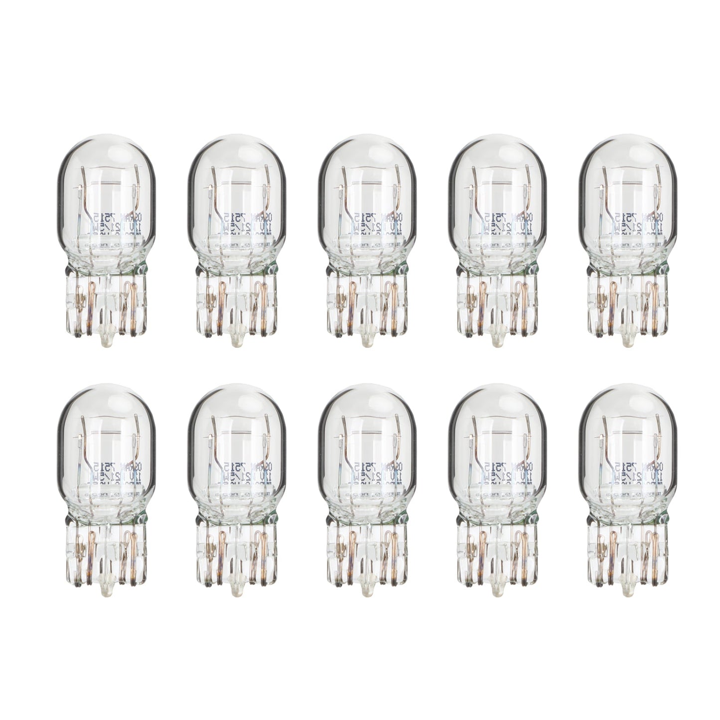 10x For OSRAM General Lighting Halogen Auxiliary Light W21/5W 12V W3*16Q