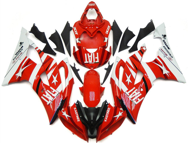 2008-2016 Yamaha YZF 600 R6 Injection Fairing Kit Bodywork Plastic ABS #173